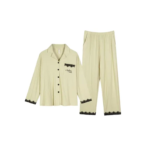 Song Qianya Пижамный комплект женский светло-зеленый
