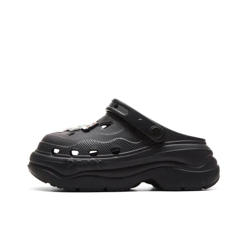 PEAK Taichi Cheese Clogs Women's All Black