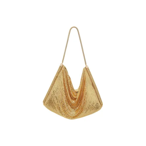 Paco Rabanne Алюминиевая сумка сумка через плечо женская золотая