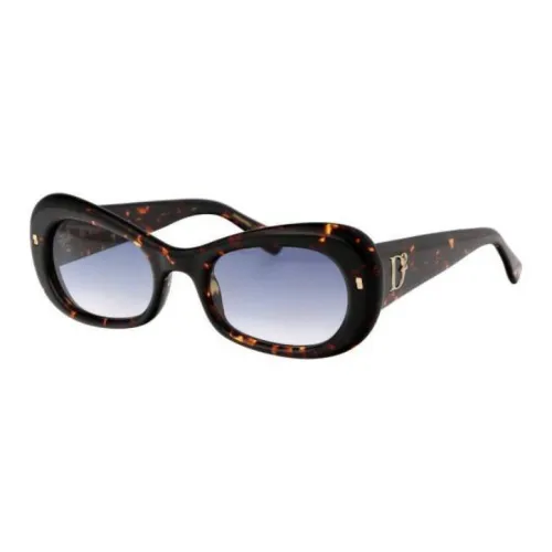DSQUARED 2 Ацетат OVAL SUNGLASSES Женские Черепаховый