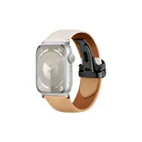 [Экрю & Молочно-чайный] День-Форма Застежка-бабочка Ремень