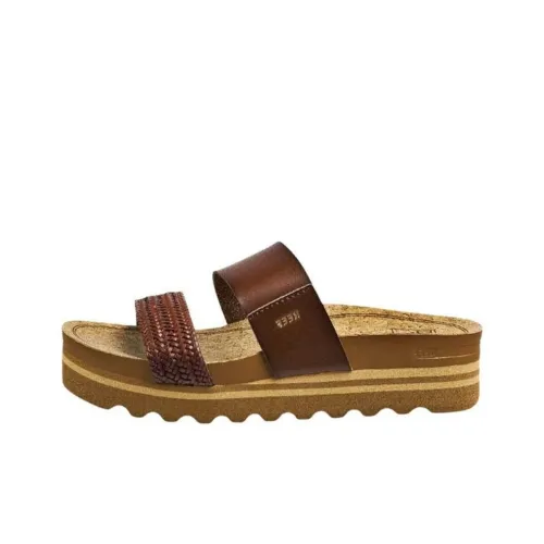 REEF Cushion Vista Hi Слипоны Женские Коричнево-желтые