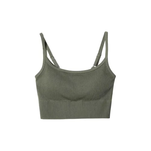 UNIQLO Майка с бретелями Женская Фея Зеленый