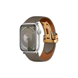 [Серый] День-Форма Застежка-бабочка Ремень