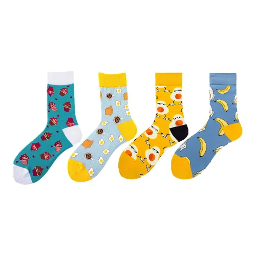 Носки Flowers In Water высокие мужские упаковка из 4 пар