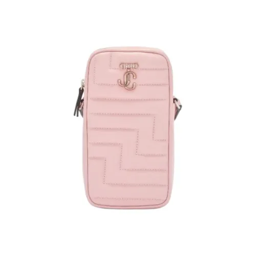 Jimmy Choo Avenue Кожа Одно плечо Через плечо Чехол для телефона Женские Розовый