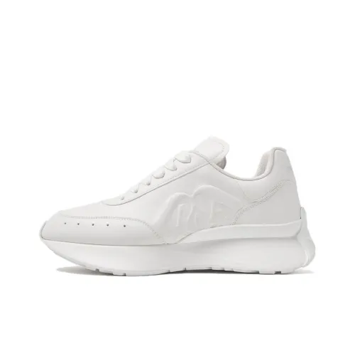 Alexander McQueen Sprint Runner Повседневный Низкий Топ Белый Мужской