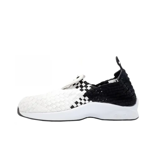 Nike Air Ткани вязаные Премиум Амортизация Дышащий Легкий Низкий Топ Повседневная обувь Унисекс Черный Белый