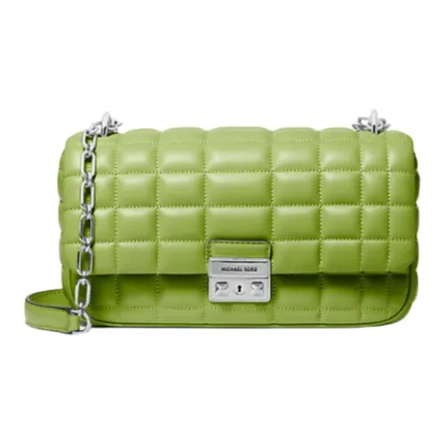 MICHAEL KORS Сумка через плечо из кожи большая женская зеленая