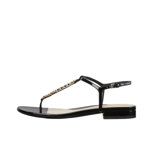 GUCCI 24 Весенне-летняя коллекция Signoria Коллекция One Ремень Сандалии 1,5 см Женские Черный