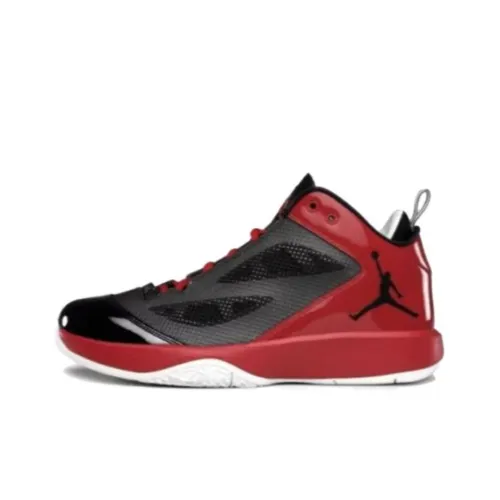 Jordan Flight 2011 Q Противоскользящий Устойчивый к истиранию MID Топ Винтажные баскетбольные кроссовки Мужские Красный