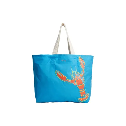 Tommy Hilfiger X Andy Warhol Хлопок Тоут Сумка Сумка для покупок Сумка на плечо Женская Astonishing Синий