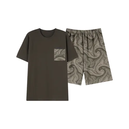 Pretty Lady Пижамный комплект Мужской Кофейный