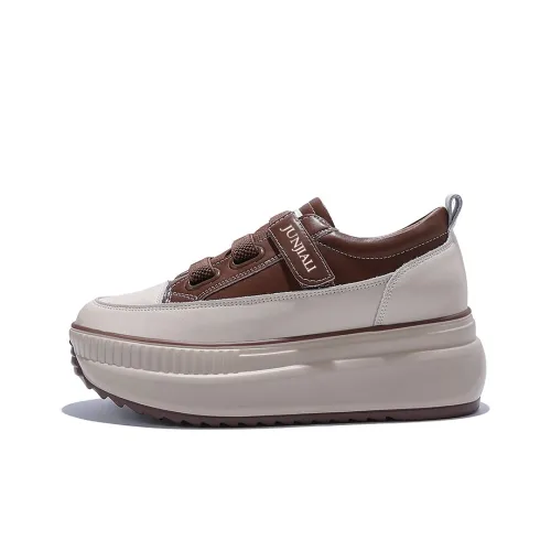 Junjali Износостойкий и Легкий Низкий Топ Casual Женский Коричневый