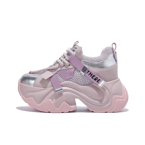 Junjali Низкий Топ Кроссовки с Толстой Подошвой Женские