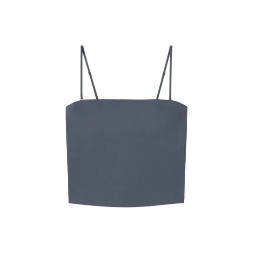 UNIQLO Топ на бретелях Женский Asphalt Серый