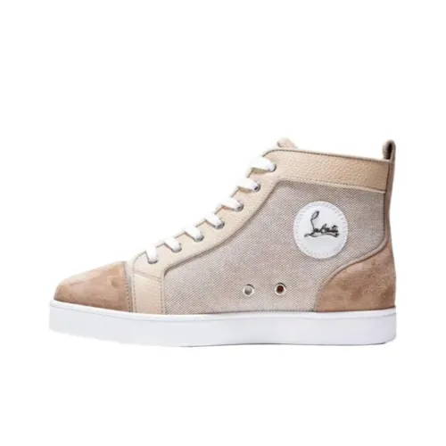 Christian Louboutin Скейтборд Кроссовки MID Топ Коричневый Мужской