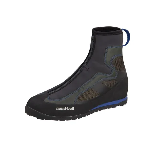 MONTBELL Альпинистские и туристические ботинки High Top Черный Зеленый Унисекс