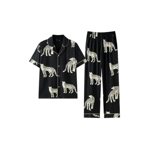 MEONSILL Пижамный комплект мужской черный