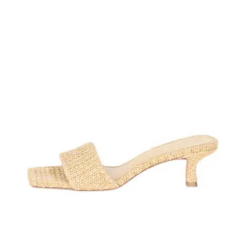 CULT GAIA Слипоны 2 см Женские Бежевые