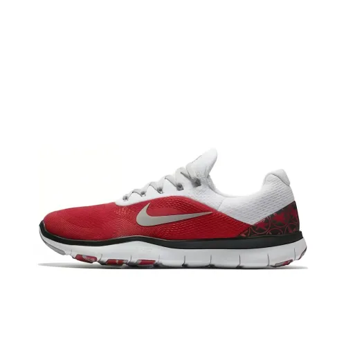 Nike Free Trainer V7 Амортизация Износостойкие Низкие Кроссовки для тренировок Мужские Белый Красный