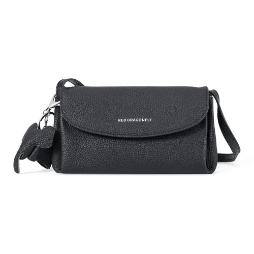 RED DRAGONFLY Коровья кожа Сумка через плечо Сумка на плечо Женская Экрю Абрикос Черный