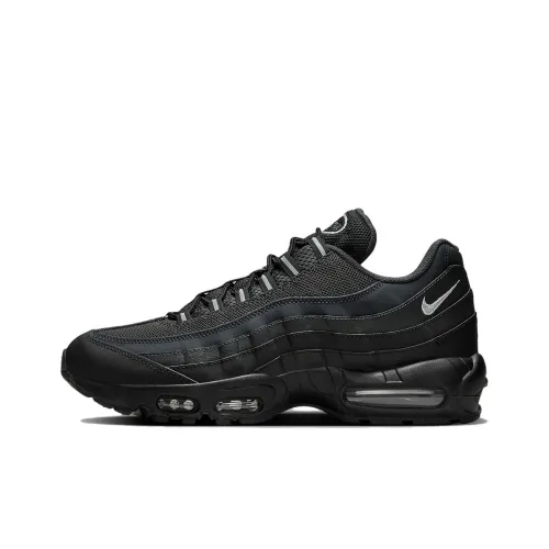 Nike Air Max 95 Устойчивый к истиранию Дышащий Низкий Топ Повседневная Обувь Мужская Черная