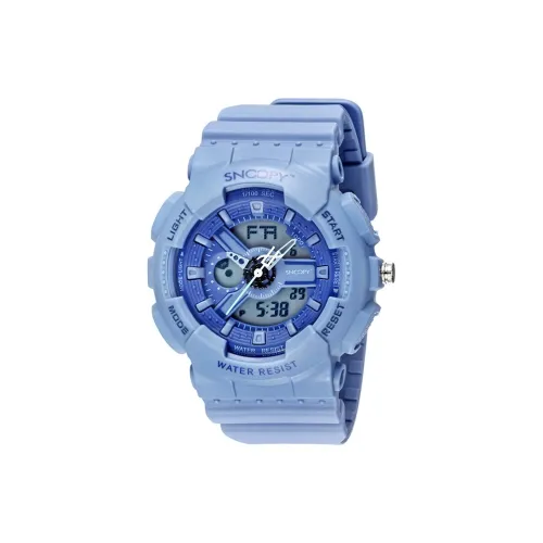 Снупи Кварцевый Movement Унисекс Часы 43mm*43mm*18mm Синий