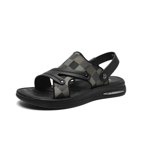 HLA Пляжные сандалии Мужские Черные