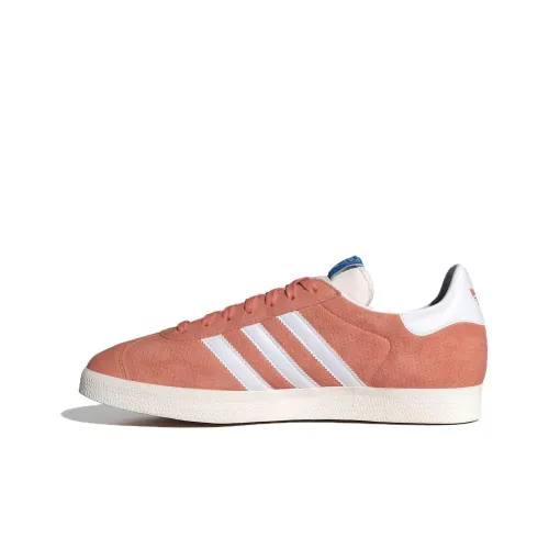 Adidas Originals Gazelle Low Топ Скейтборд Кроссовки Унисекс Коричневый Белый