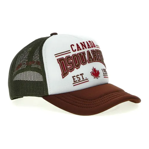 DSQUARED 2 Полиэстер Бейсболки Мужские Красный Белый