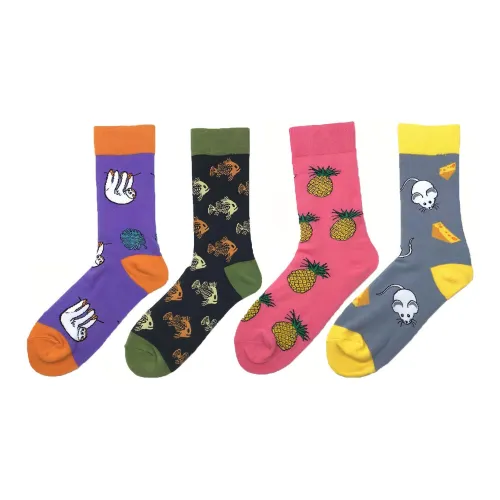 Носки Flowers In Water высокие мужские упаковка из 4 пар