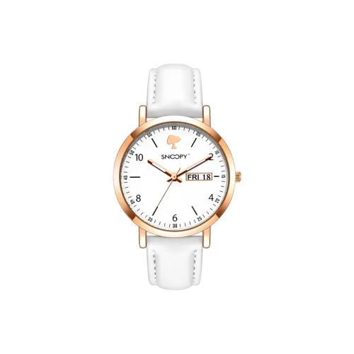 SNOOPY Кварцевый механизм Мужские часы 35мм*35мм*8,7мм Белый