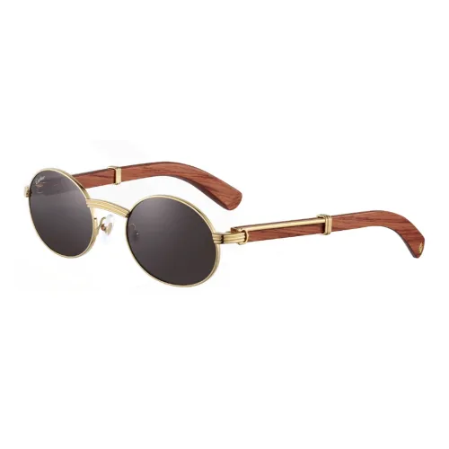 CARTIER OVAL SUNGLASSES Унисекс Золото