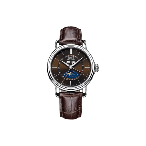 EPOS Автоматический Механический Механизм Мужские Часы 41мм*41мм*10мм Коричневый