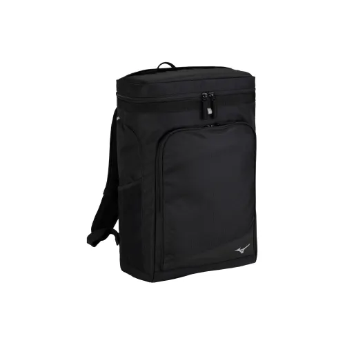 Mizuno Полиэстер Композитная Кожа Рюкзак Унисекс Черный