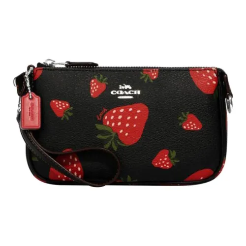 COACH Nolita Холст и кожа Маленькая сумка Сумка на плечо Сумка через плечо Маленькая женская Черная