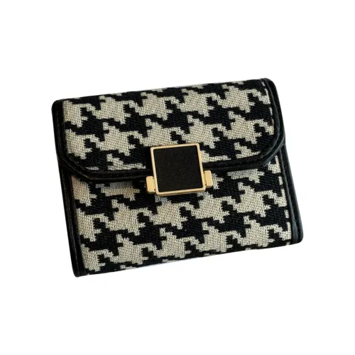 PINK·LAND Холст с синтетической микрофиброй кожа холстовая сумка картхолдер стандартный женский черный земляной желтый