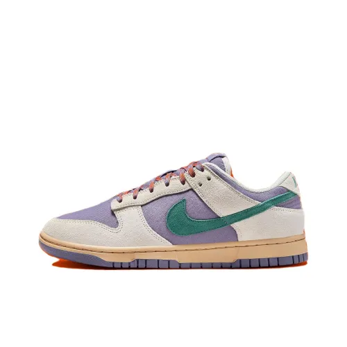 Nike Dunk Low Топ Кроссовки для скейтбординга Женские Белые Фиолетовые