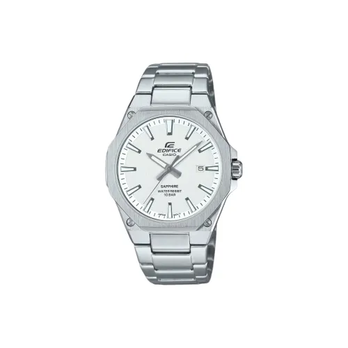 CASIO EDIFICE Collection Кварцевый механизм нержавеющая сталь ремешок унисекс белый циферблат