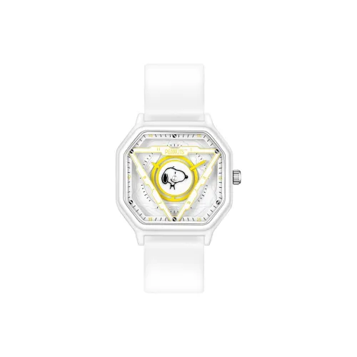 SNOOPY Кварцевый механизм Мужские часы 35мм*35мм*8,3мм Белый