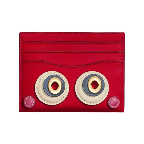 COACH Кошелек для карт из коровьей кожи кошелек для монет держатель для карт минималистский мужской красный