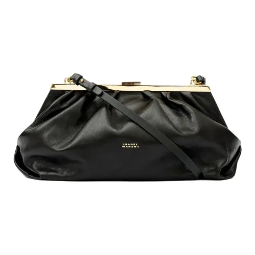 ISABEL MARANT Lambskin Одно Плечо Клатч Женский Черный