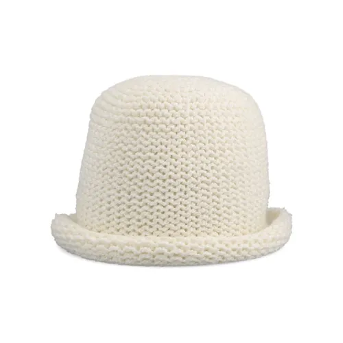 Loro Piana Хлопок Нейлон Шляпы ведра Женские Белые