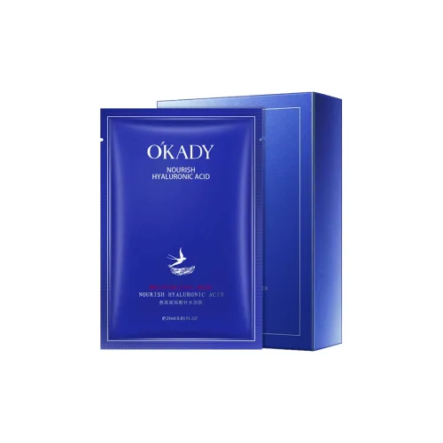 O'KADY Bird'S Nest Hyaluronic Acid Hydrating Маска для лица 10 шт Коробка