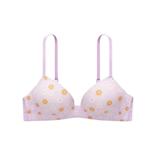 Victoria's Secret Розовый Девичий Бюстгальтер Женские Шепот Фиолетовый Daisy Принт