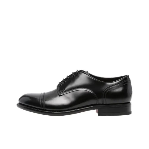 Santoni Туфли Низкие Черные Мужские