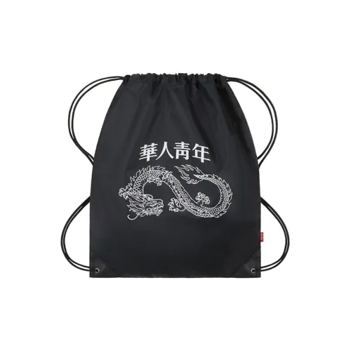 OCCUPY Полиэстер Спортивный Рюкзак на шнурке Унисекс Черный Зеленый