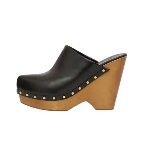 ISABEL MARANT Домашние тапочки, черные, женские
