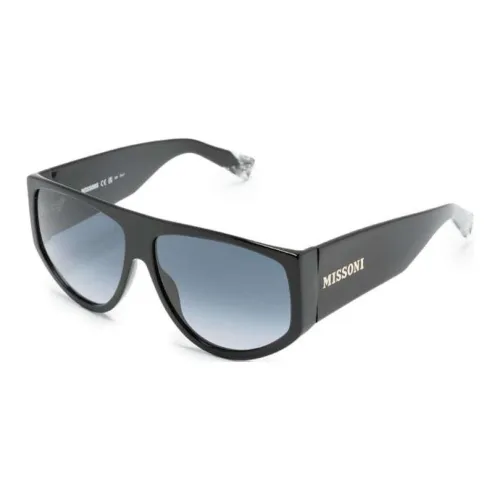 MISSONI Акриловые очки с нерегулярной формой женские черные